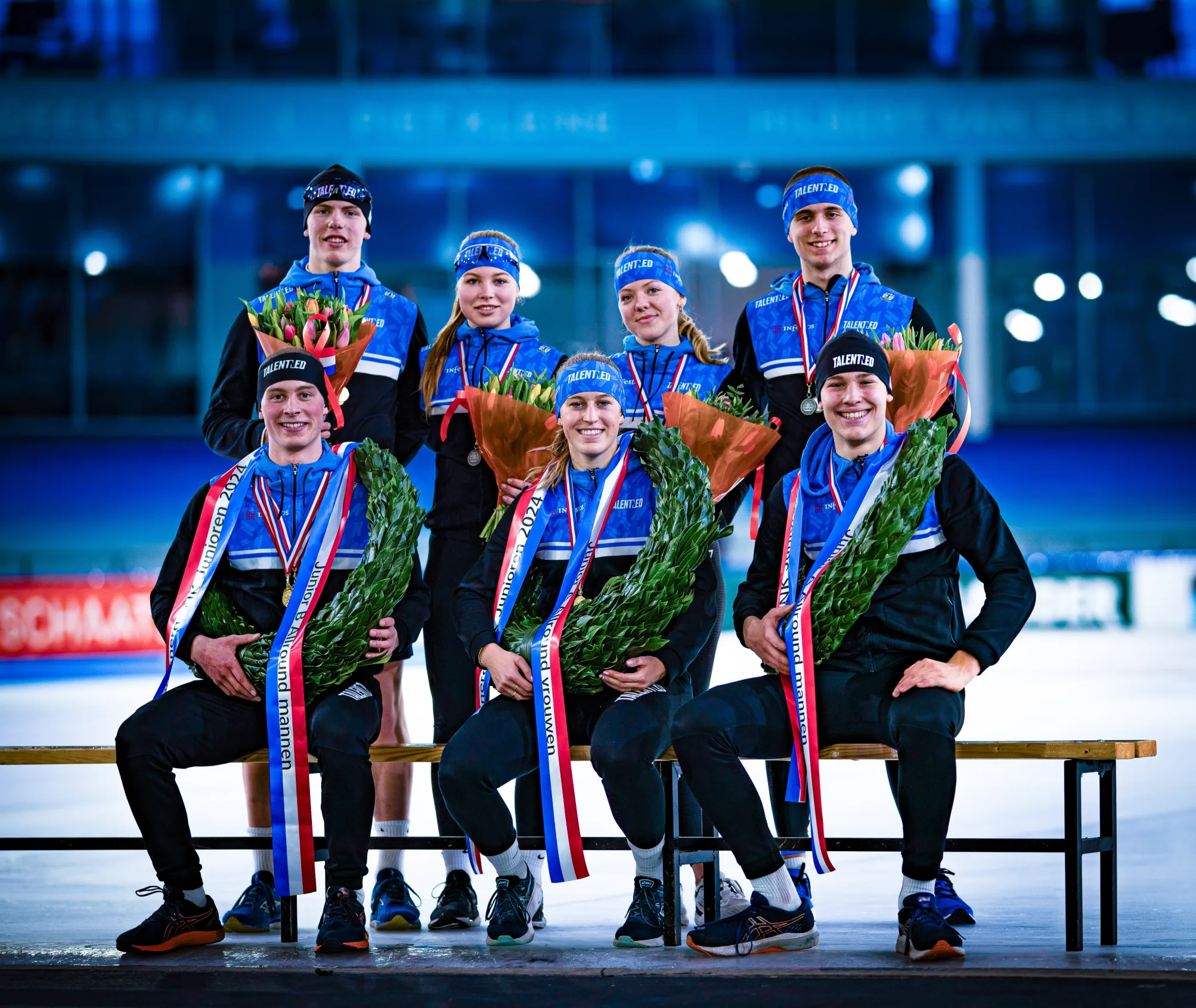 TALENTNED STOPT MET SCHAATSPLOEG; TROTS OP NEGEN JAAR