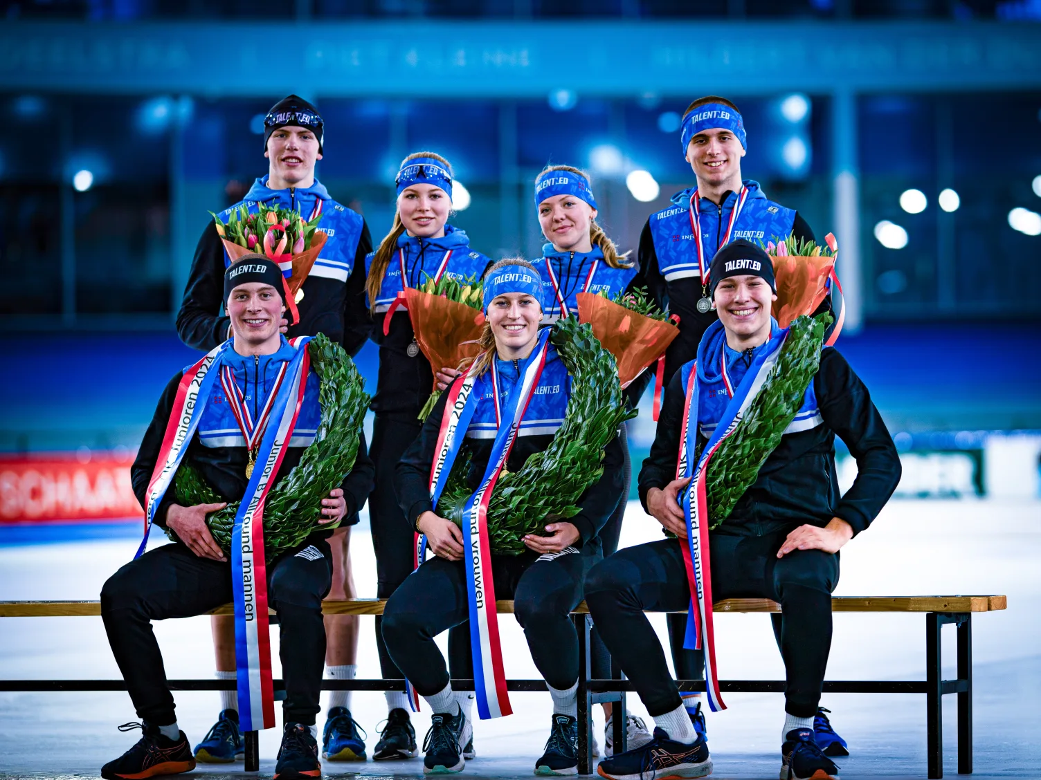 TALENTNED STOPT MET SCHAATSPLOEG; TROTS OP NEGEN JAAR